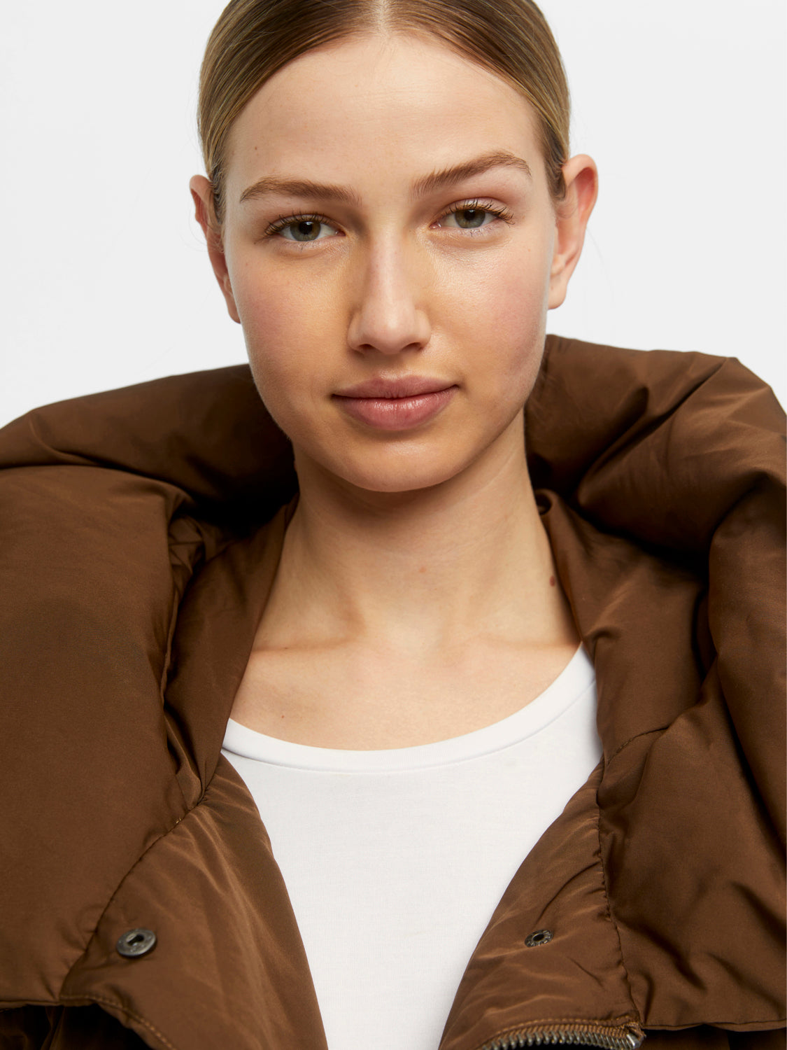 OBJLOUISE Coat - Dark Earth